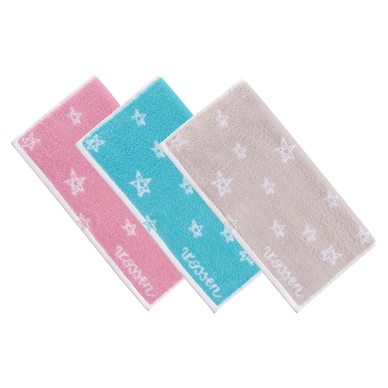 Gastendoek Vossen Baby Stars  Pearly Pink