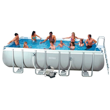 Zwembad Intex Ultra Frame Rechthoek 549 x 274 x 132 cm Met Zandfilterpomp