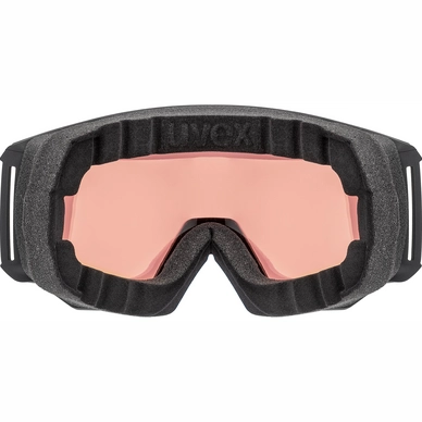 3---Skibril Uvex Unisex Athletic CV Race Black Mat Mirror Orange 3