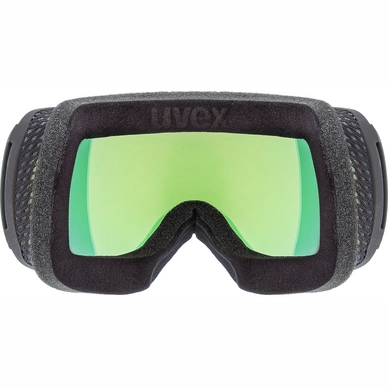 3---Skibril Uvex Unisex Downhill 2100 CV S2 Black Neo Green Orange 3