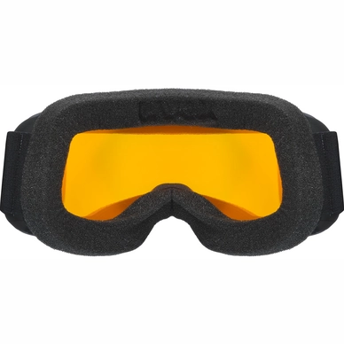 3---Skibril Uvex Unisex Elemnt FM S2 Black Mat green lasergold 3