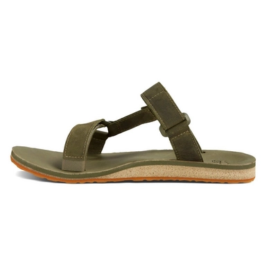 Teva Men Universal Slide Leather Dark Olive