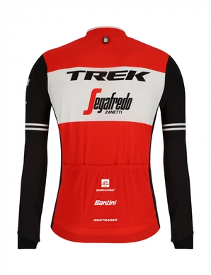 Fietsshirt Santini Men Trek-Segafredo Classe Longsleeve Jersey Red