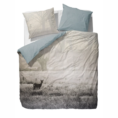 Housse de Couette Essenza Vanja Vanilla Satin de Coton