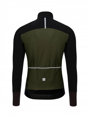 Fietsshirt Santini Men Vega Longsleeve Jersey Orange Fluo