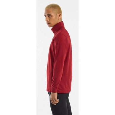 3---Rho-LT-Zip-Neck-Bordeaux-Side-View-Left