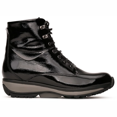 Stiefelette Xsensible Stretchwalker Milton Black Patent Damen