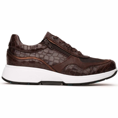 Sneaker Xsensible Stretchwalker Women Lima Brown Croco