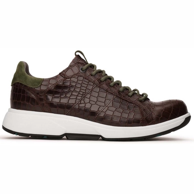 Sneaker Xsensible Stretchwalker Men Lyon Brown Croco