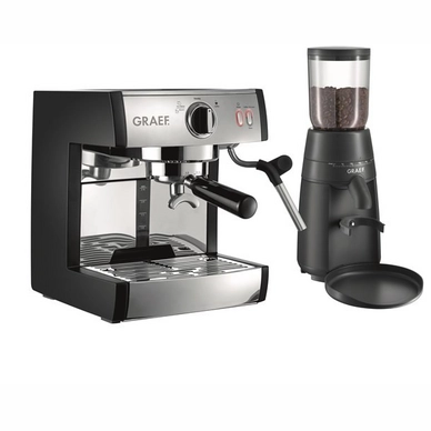 Espressomaschine Graef ES702 + Kaffemühle Graef CM702