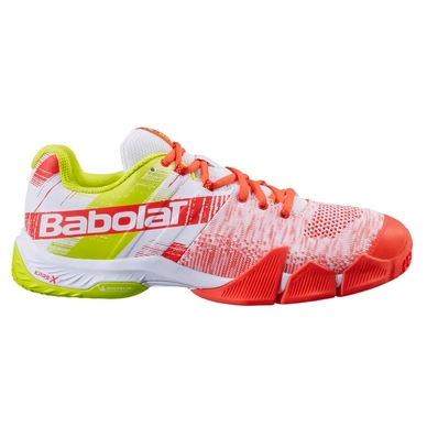 Padelschoen Babolat Unisex Movea White Nasturtium