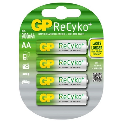 Batterij GP Batteries NiMH / AA ReCyko 2050mAh 1,2V oplaadbaar