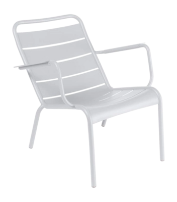 Tuinfauteuil Fermob Luxembourg Low Cotton White