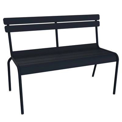 Tuinbank Fermob Luxembourg 2/3 Seater With Backrest Deep Blue
