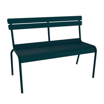 Tuinbank Fermob Luxembourg 2/3 Seater With Backrest Acapulco Blue