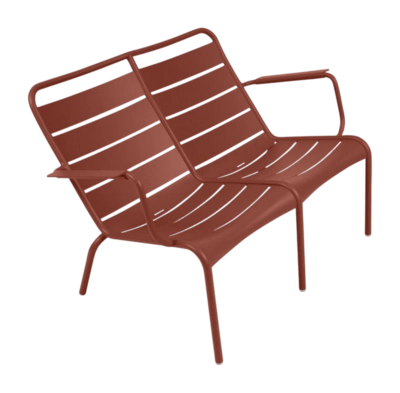 Tuinfauteuil Fermob Luxembourg Duo Low Red Ochre