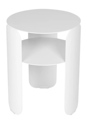 Bijzettafel Fermob Bebop Side Cotton White Ø35