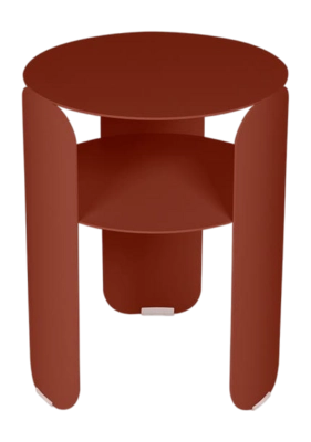 Bijzettafel Fermob Bebop Side Red Ochre Ø35