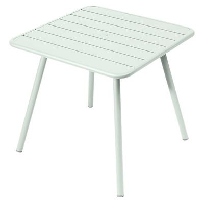Tafel Fermob Luxembourg Four Leg Ice Mint 80 x 80 cm