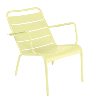 Fauteuil de Jardin Fermob Luxembourg Low Frosted Lemon