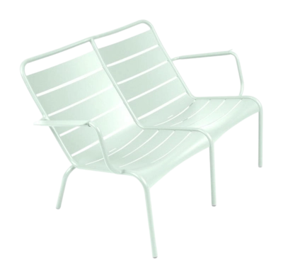 Tuinfauteuil Fermob Luxembourg Duo Low Ice Mint