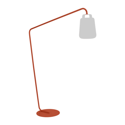 Vloerlamp Fermob Balad Offset Stand Red Ochre
