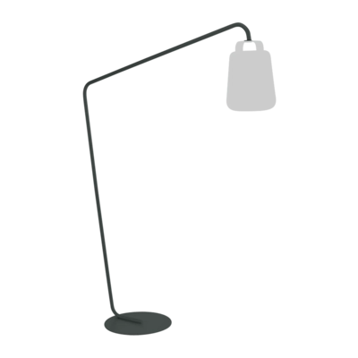 Vloerlamp Fermob Balad Offset Stand Anthracite