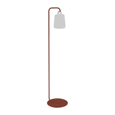 Vloerlamp Standaard Fermob Balad Upright Stand Red Ochre