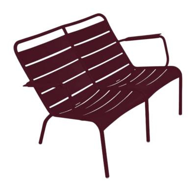 Tuinfauteuil Fermob Luxembourg Duo Low Black Cherry