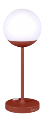 Tafellamp Fermob Mooon! Red Ochre 41 cm