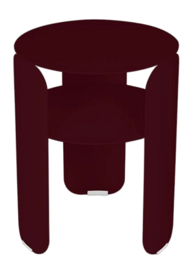 Bijzettafel Fermob Bebop Side Black Cherry Ø35