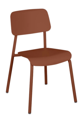 Tuinstoel Fermob Studie Without Armrest Red Ochre