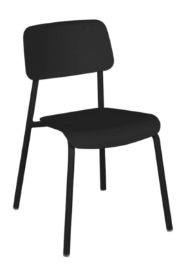 Tuinstoel Fermob Studie Without Armrest Liquorice