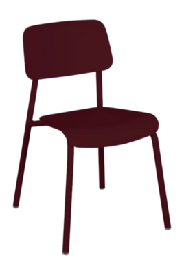 Tuinstoel Fermob Studie Without Armrest Black Cherry