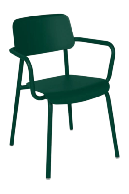 Tuinfauteuil Fermob Studie With Armrest Cedar Green