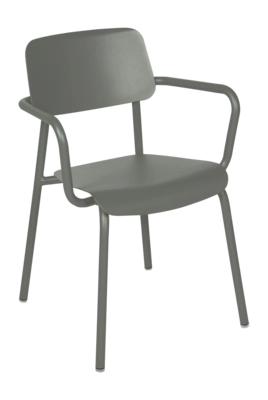 Chaise de Jardin Fermob Studie With Armrest Rosemary