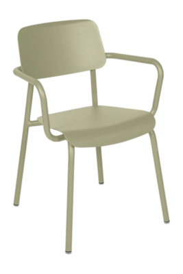 Tuinfauteuil Fermob Studie With Armrest Willow Green