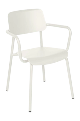 Fauteuil de Jardin Fermob Studie With Armrest Clay Grey