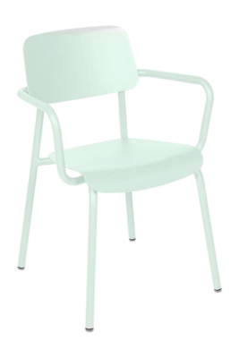 Fauteuil de Jardin Fermob Studie With Armrest Ice Mint