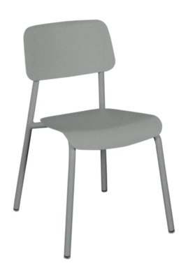 Tuinstoel Fermob Studie Without Armrest Lapilli Grey