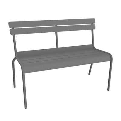 Tuinbank Fermob Luxembourg 2/3 Seater With Backrest Lapilli Grey