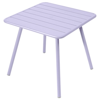 Tafel Fermob Luxembourg Four Leg Marshmallow 80 x 80 cm