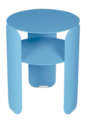 Bijzettafel Fermob Bebop Side Maya Blue Ø35