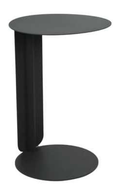 Bijzettafel Fermob Bebop Offset Anthracite Ø40