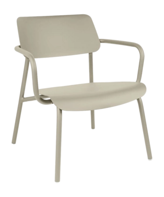 Loungefauteuil Fermob Studie Clay Grey