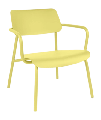 Loungefauteuil Fermob Studie Frosted Lemon
