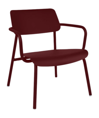 Loungefauteuil Fermob Studie Black Cherry