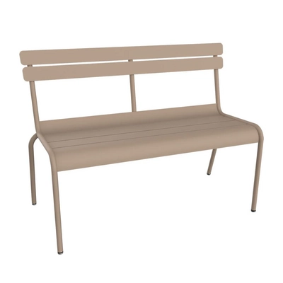Tuinbank Fermob Luxembourg 2/3 Seater With Backrest Nutmeg