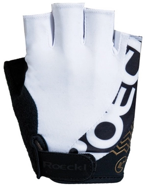 Fietshandschoen Roeckl Bellavista White Black