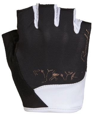 Fietshandschoen Roeckl Dovera Black White